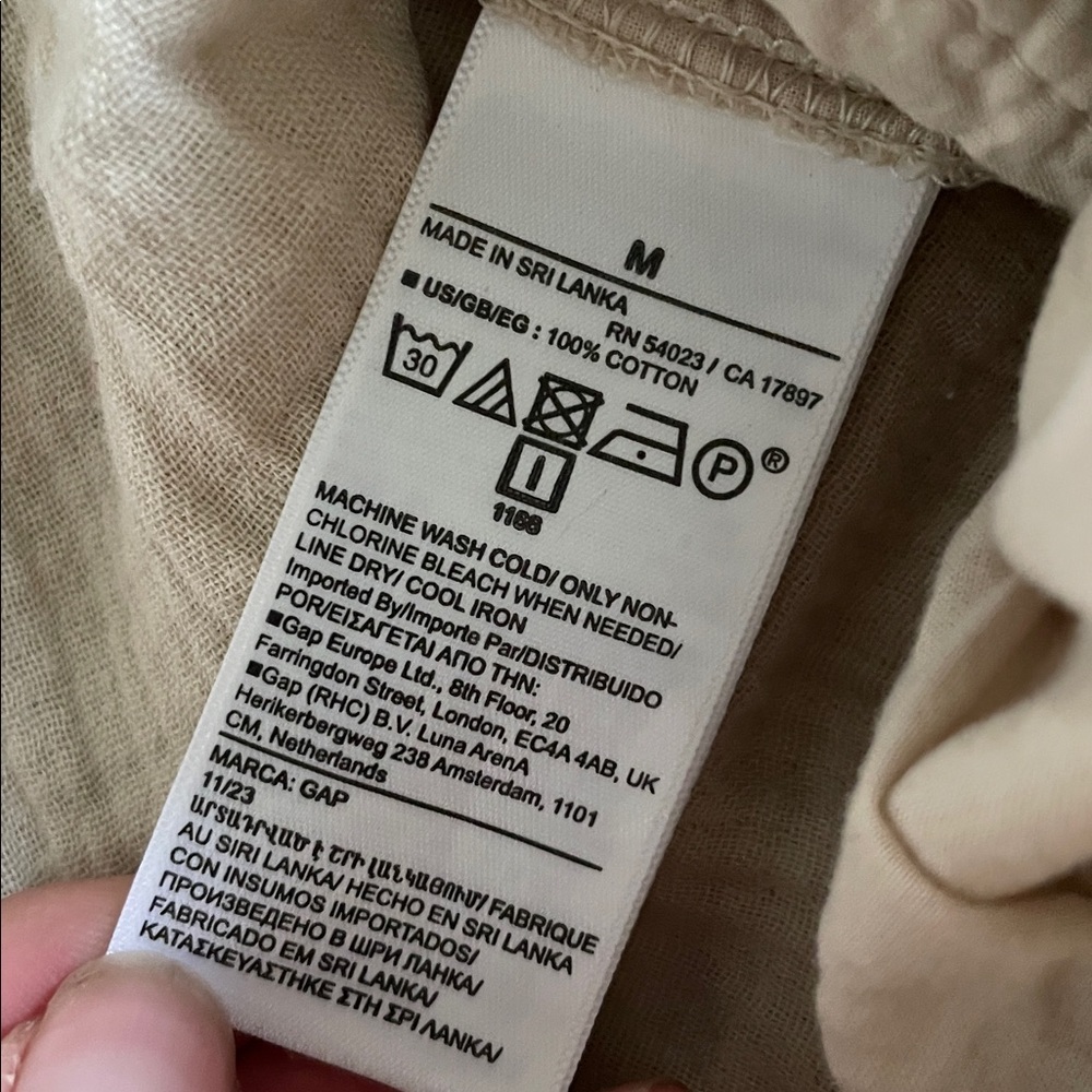 GAP Light Beige Chinos Beach Pants - Picture 9 of 9